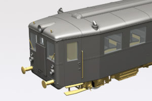 M131 rail car H0 model